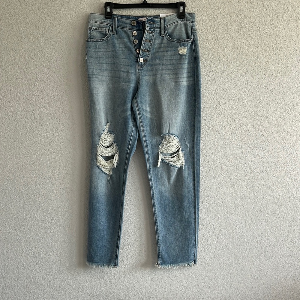 New Juniors' SO Curvy Mom Jeans High-Rise